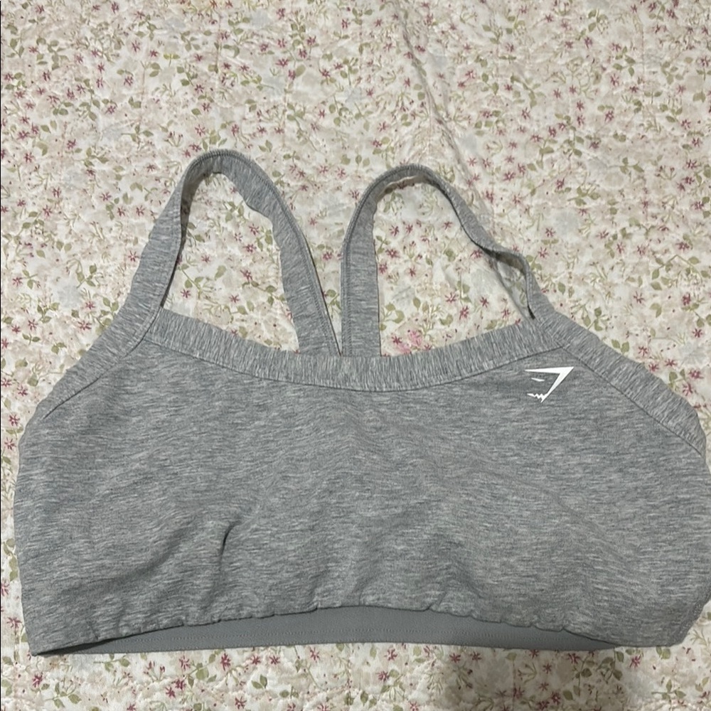 Gymshark Gray Racerback Sports Bra